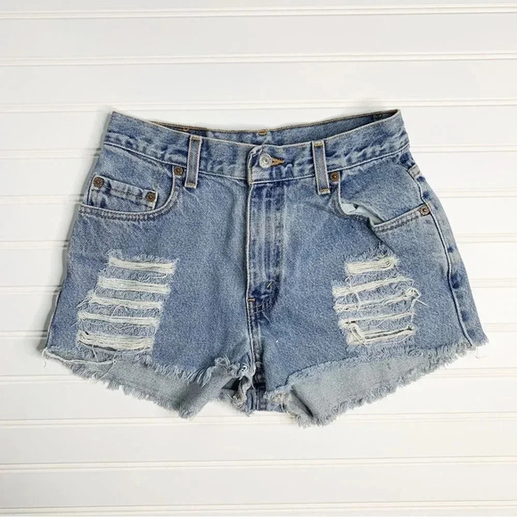 Vintage Levis 569 Denim Shorts - Picture 1 of 7